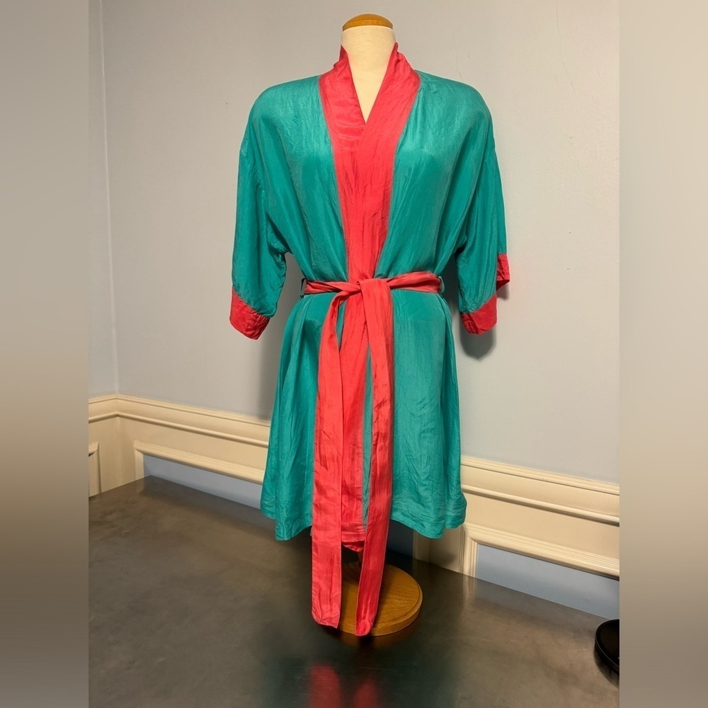 Partners by Mervyns - vintage silk robe/kimono